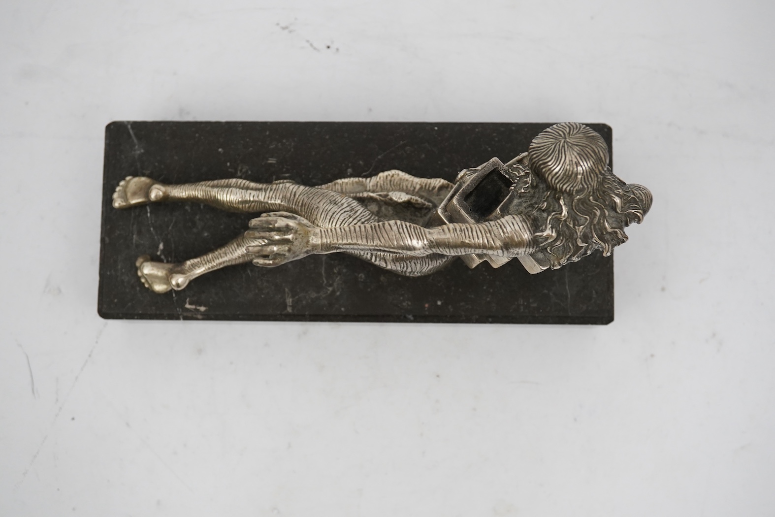 Salvador Dali (Spanish, 1904-1989), Le Cabinet Anthropomorphique, 1973, sterling silver, 11.5cm high, 23cm long